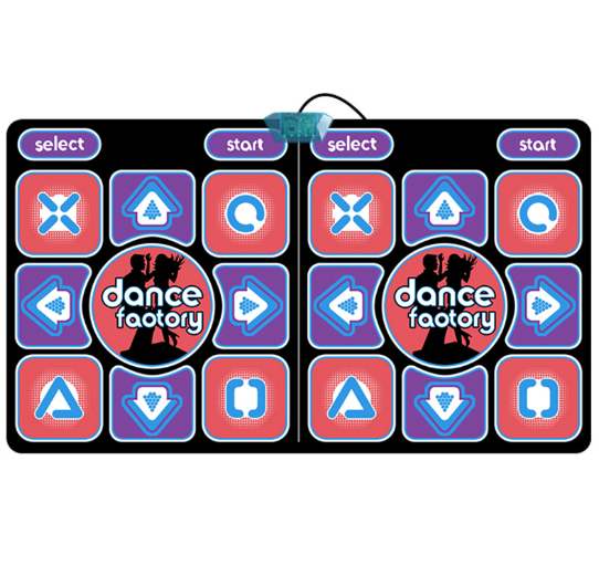Double Dancing Mat Sports Fitness Games - salelink.co.nz