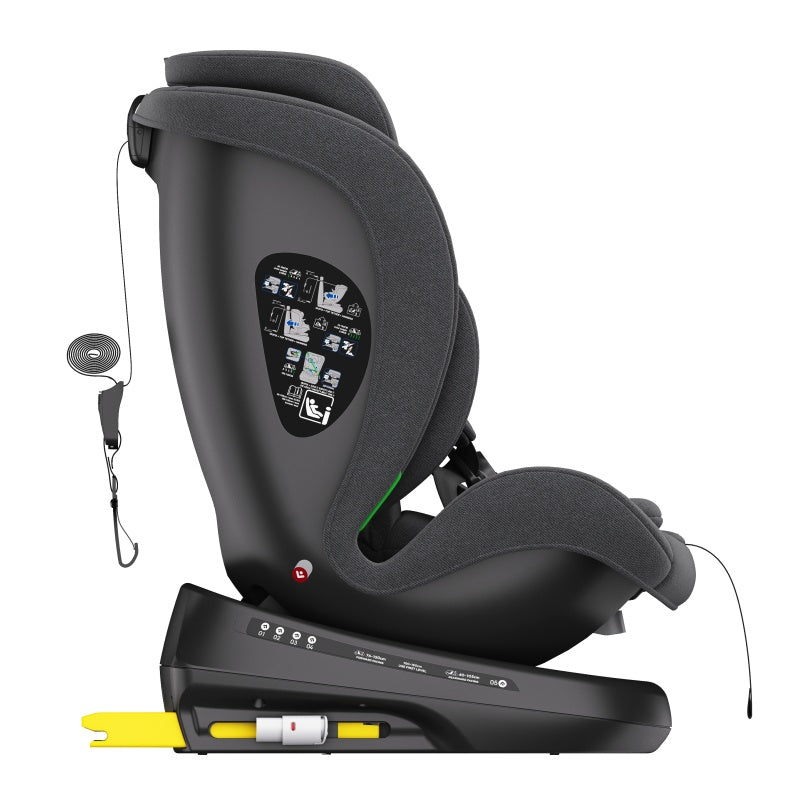 Pre-order Baby Brightness 360 Rotating ShieldMax Plus Car Seat Dark Grey ETA: 2nd October 2025