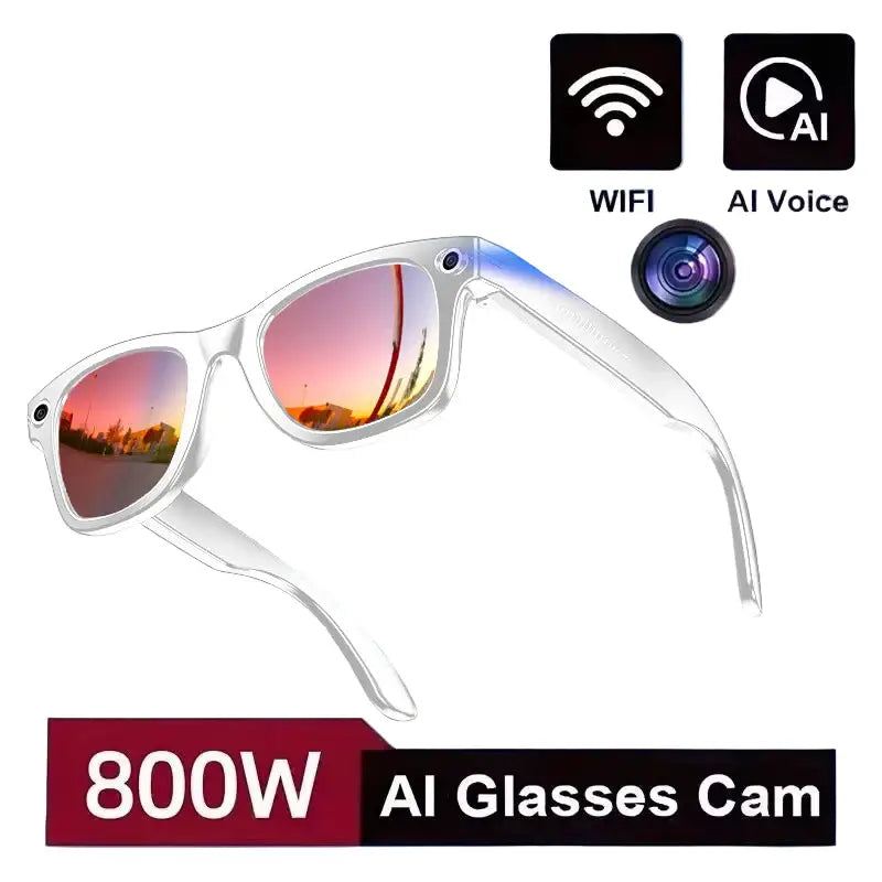 AI Smart Glasses 800W Camera – Photo/Video & Calls (different models available)