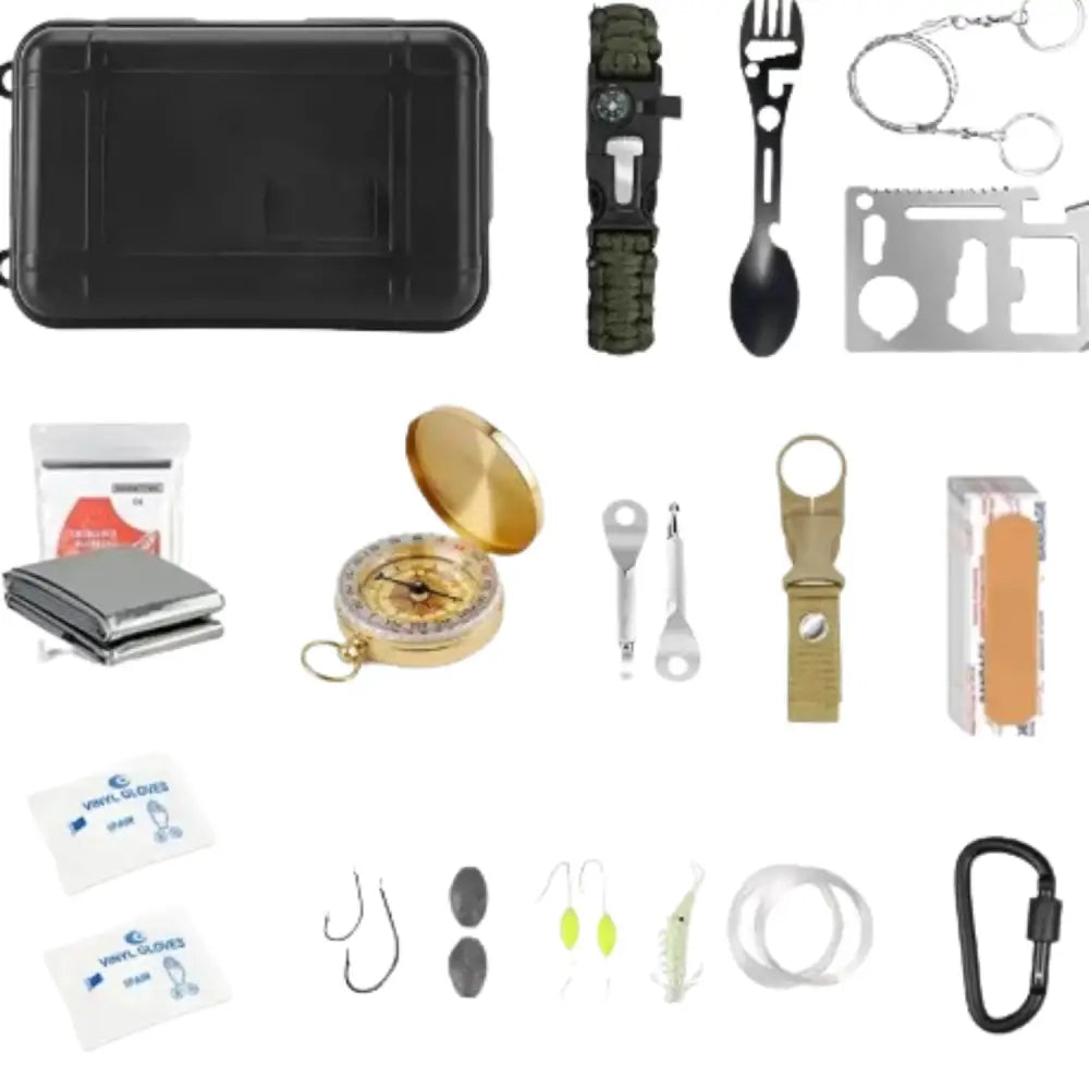 All-in-One Survival Kit – Tactical Tools for Hiking & Emergencies