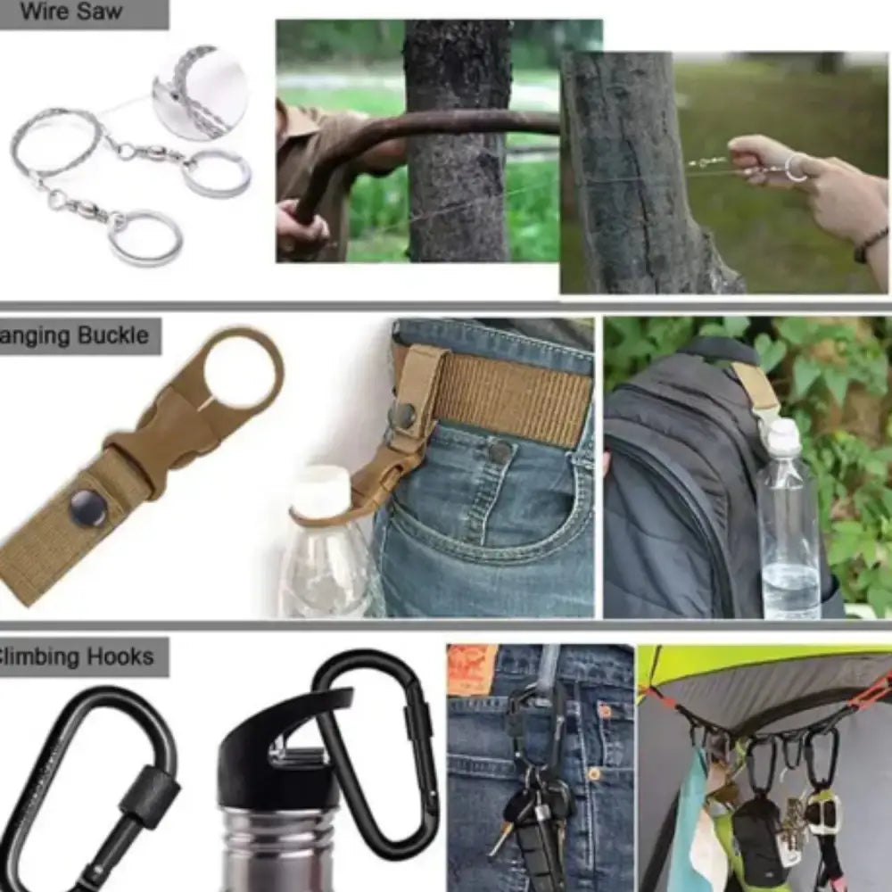 All-in-One Survival Kit – Tactical Tools for Hiking & Emergencies