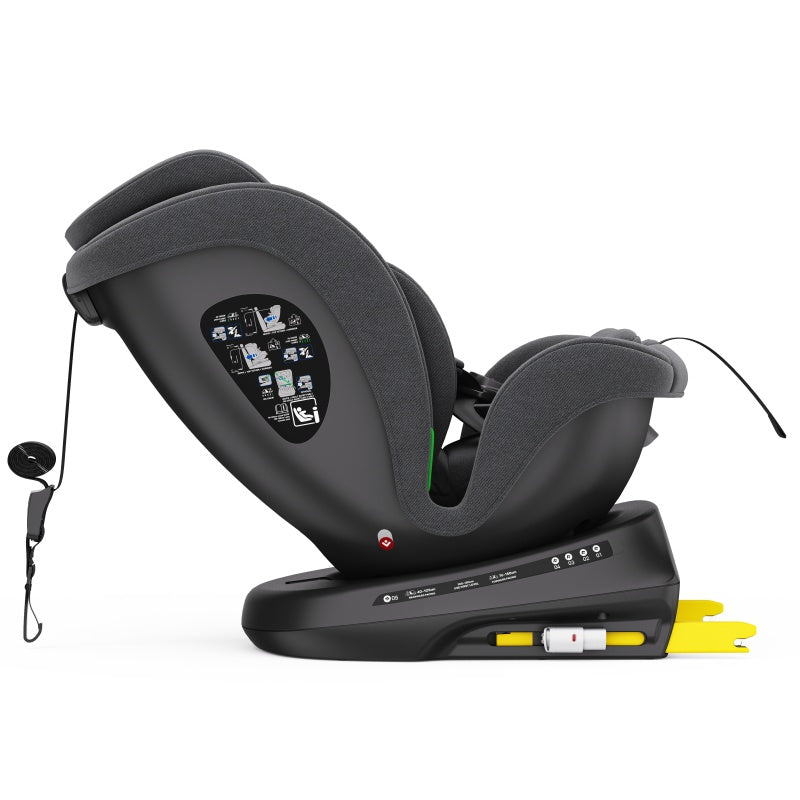 Pre-order Baby Brightness 360 Rotating ShieldMax Plus Car Seat Dark Grey ETA: 2nd October 2025