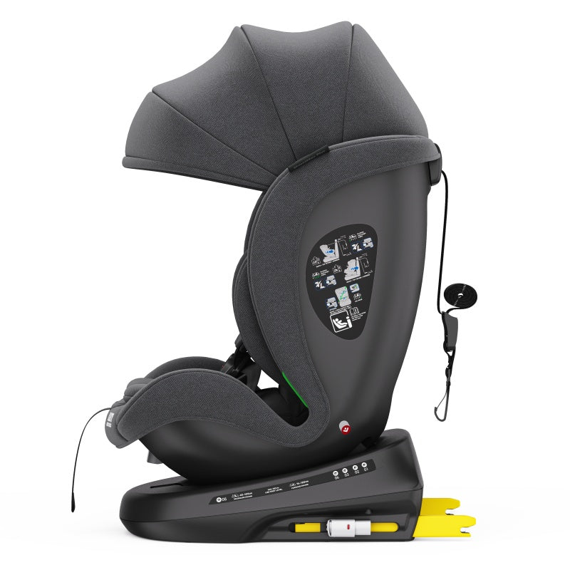 Pre-order Baby Brightness 360 Rotating ShieldMax Plus Car Seat Dark Grey ETA: 2nd October 2025