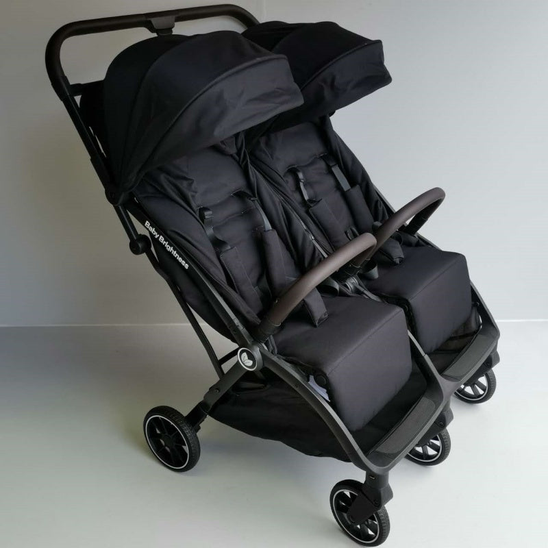 Double Pram – FlexGo Duo double stroller Black
