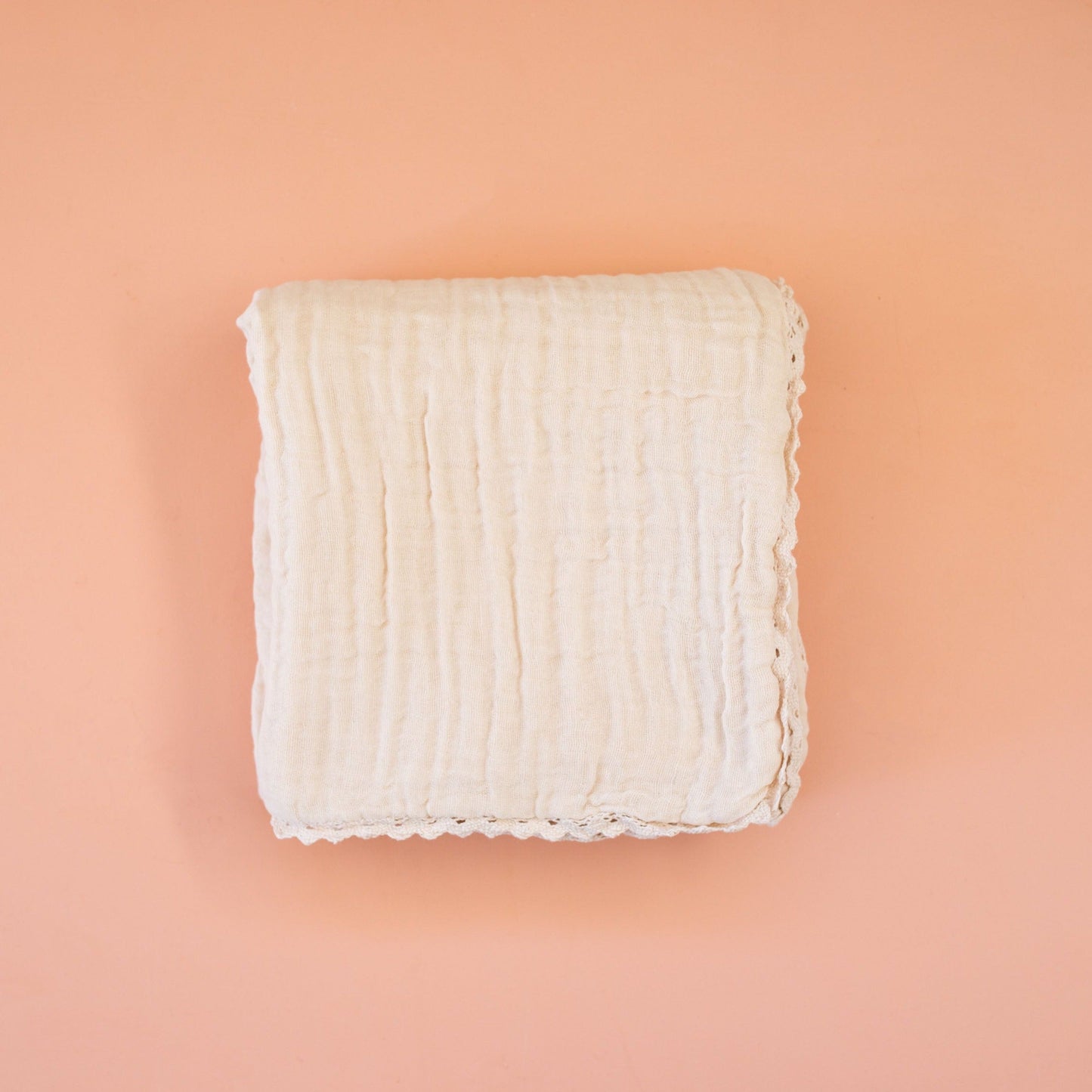 Cotton Gauze swaddle blanket - Beige