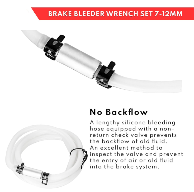7PCS Brake Bleeder Wrench Set