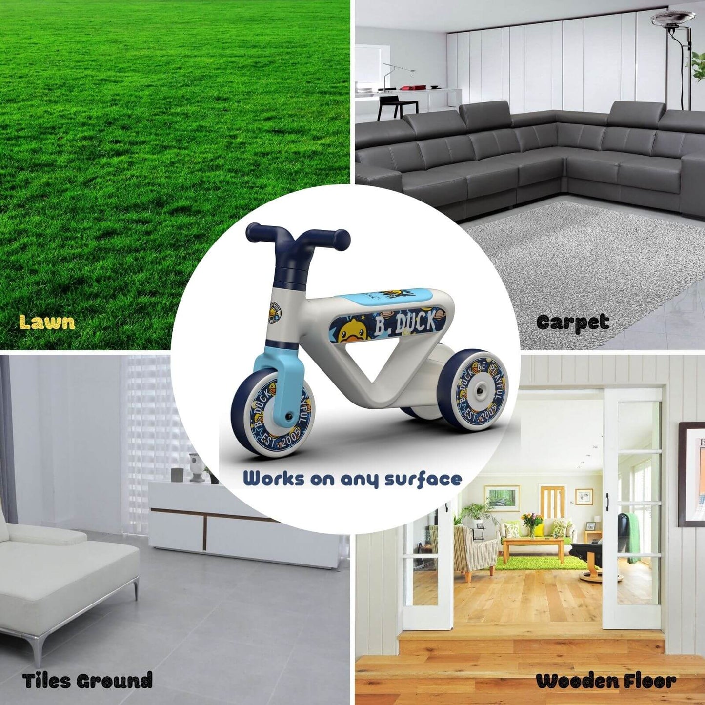 Baby Balance Bike 1005S Blue