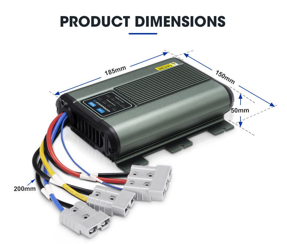 ATEM POWER 12V 25A DC To DC Battery Charger