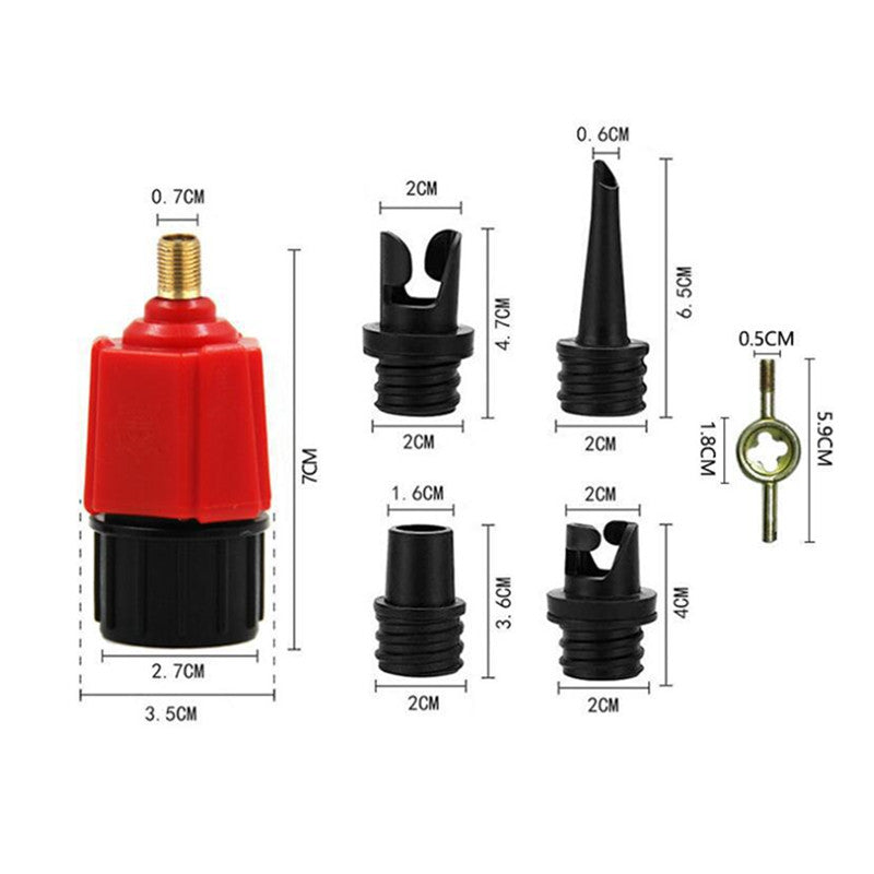 Sup Pump Air Valve Adapter for Inflatable Stand Up Paddle Board Kayak Canoe Boat