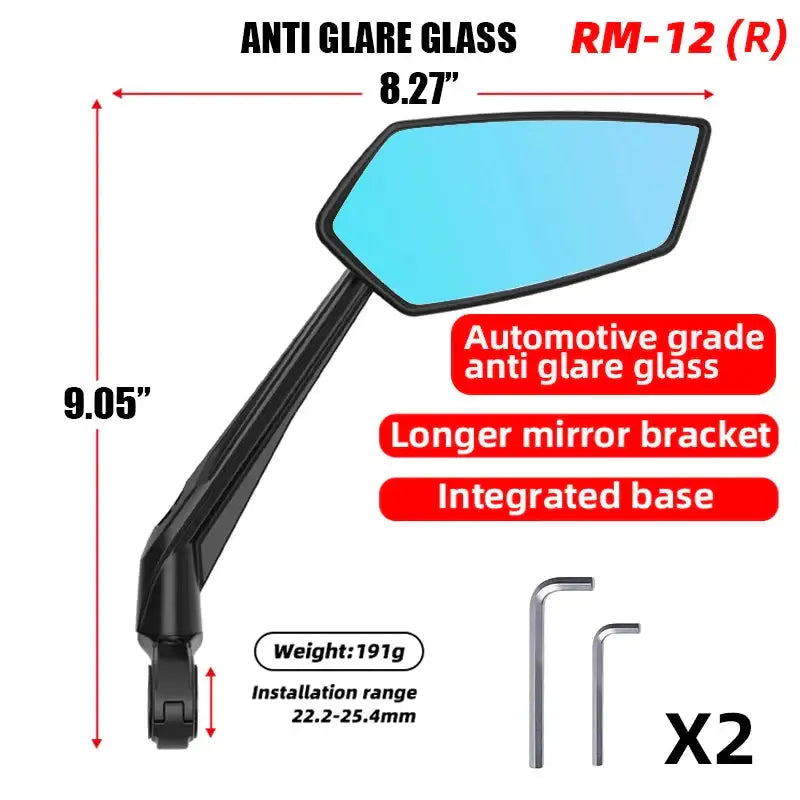 Bike Rear View Mirror 360° Adjustable (different models available)
