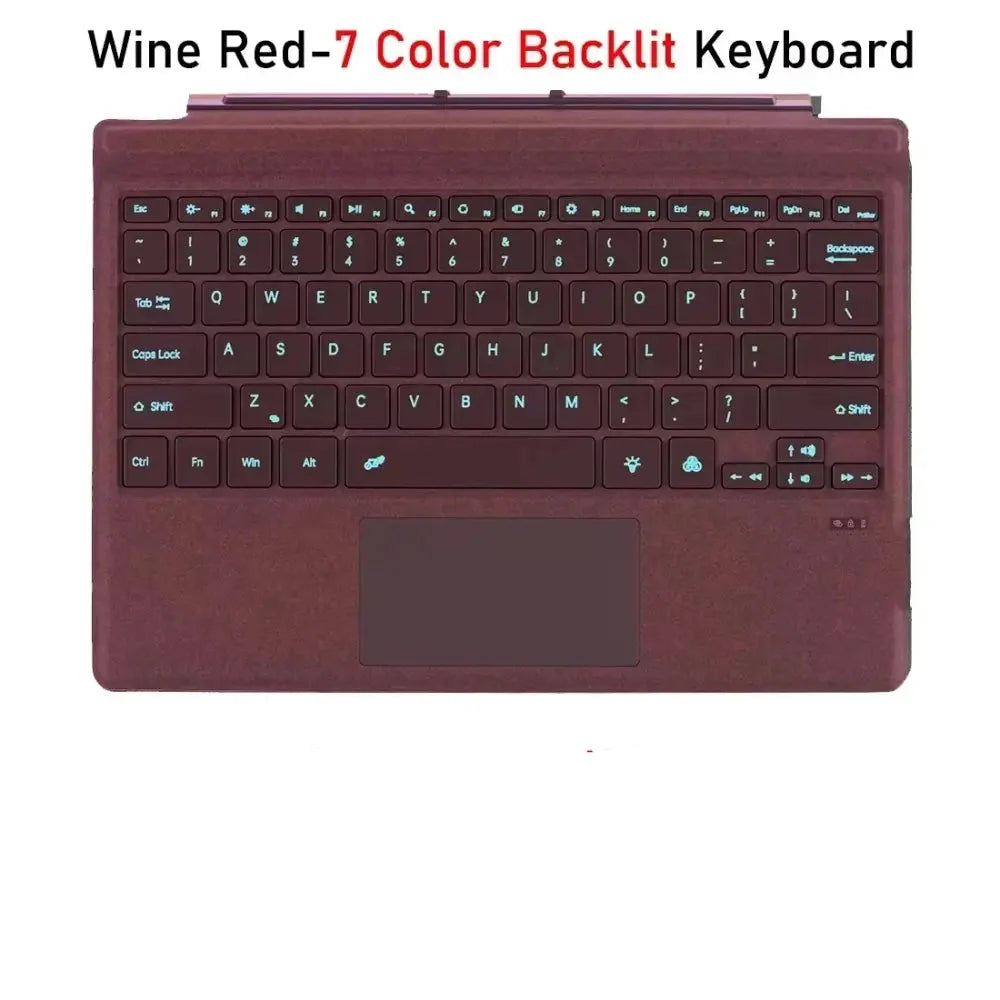 Bluetooth Detachable Slim Cover Keyboard for Microsoft Surface Pro 3ā11, Pro X & Pro 7+