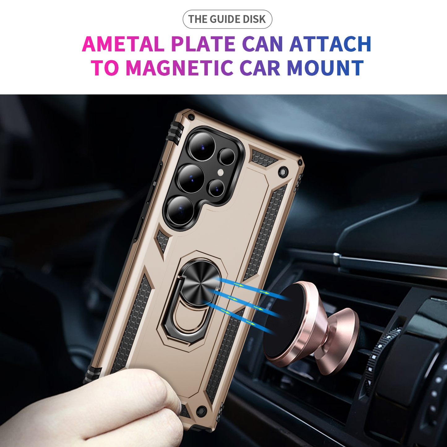 Samsung S25 Ultra Case - Gold