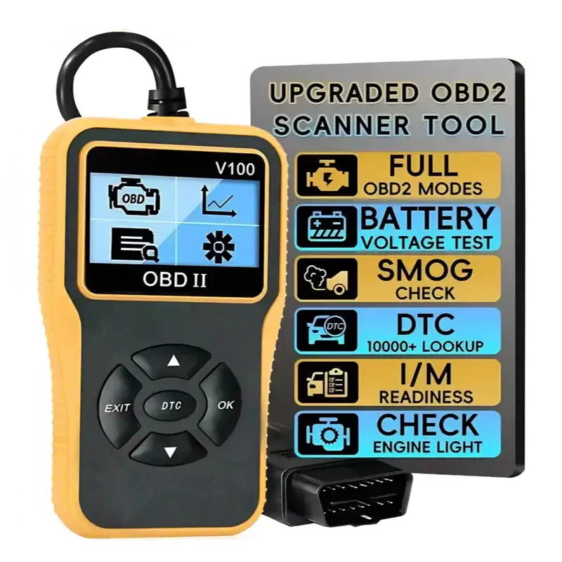 OBD2 Scanner, Voltage & Engine Fault Code Reader