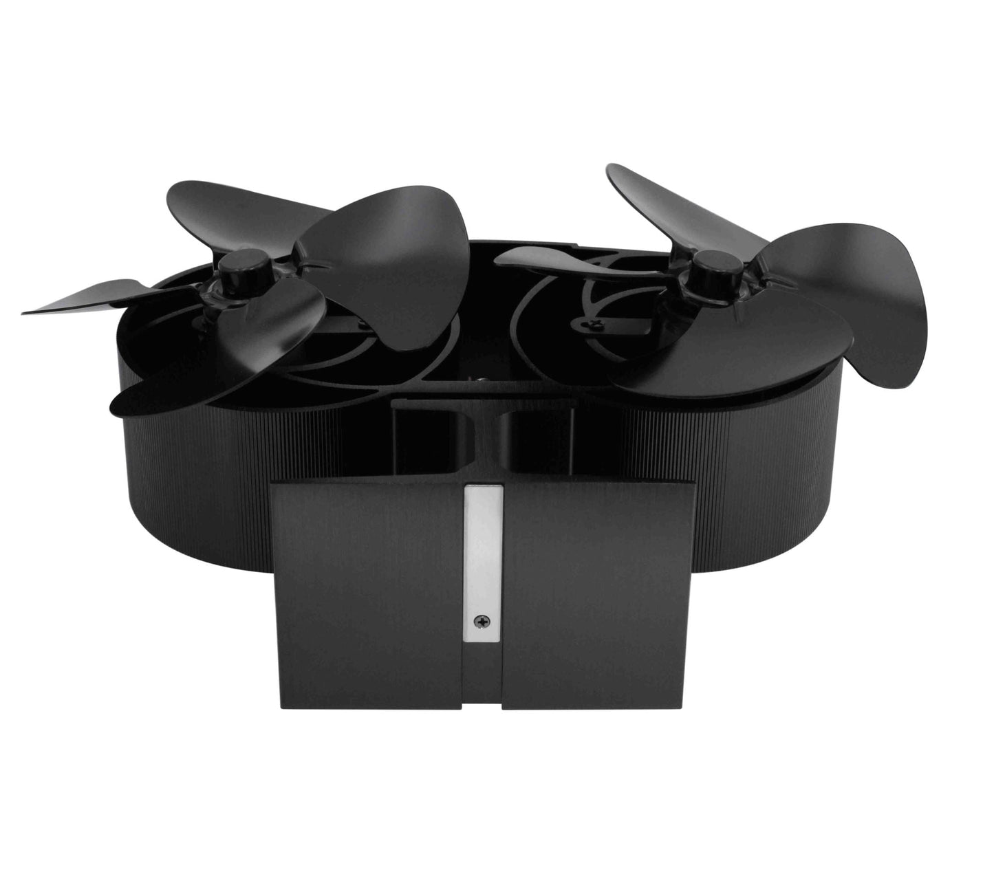 Two Heads Stove Fan Wood Log Burner Fireplace