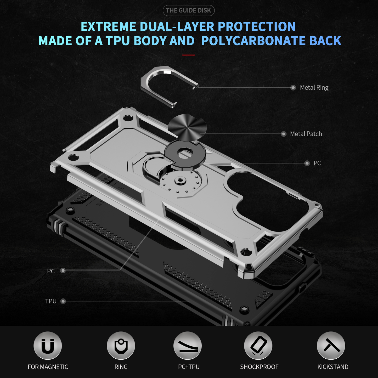 Samsung S25 Ultra Case - Silver