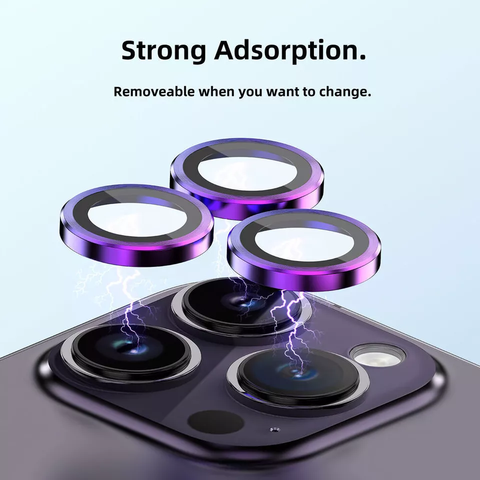 For iPhone 16 pro/16 pro max Camera Lens Tempered Glass Protector
