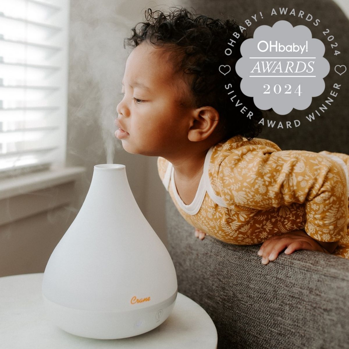 Crane - Cool Mist Humidifier + Aroma Diffuser