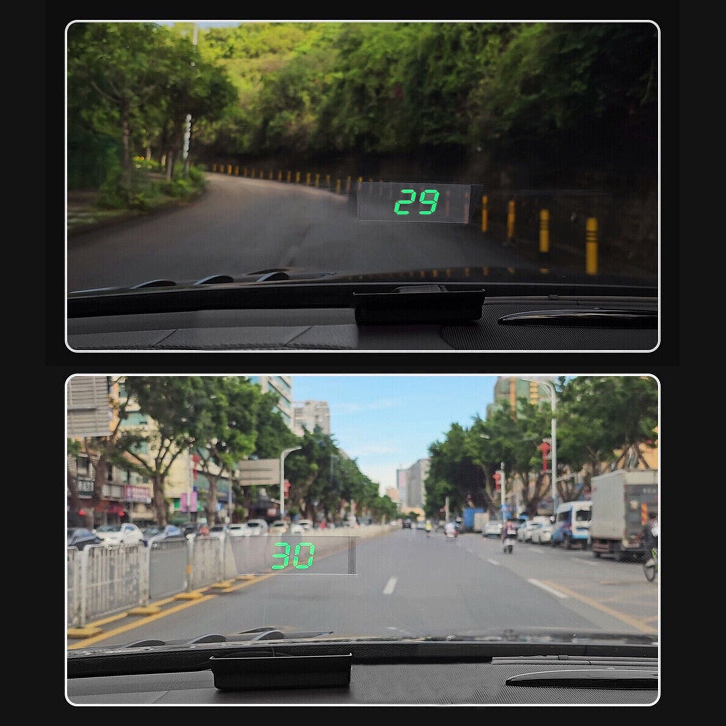 Car GPS Speedometer Hud Heads Up Display