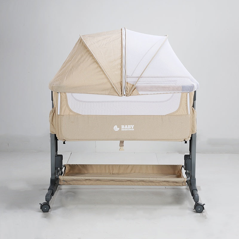 Baby Brightness Co Sleeper Bassinet Beige