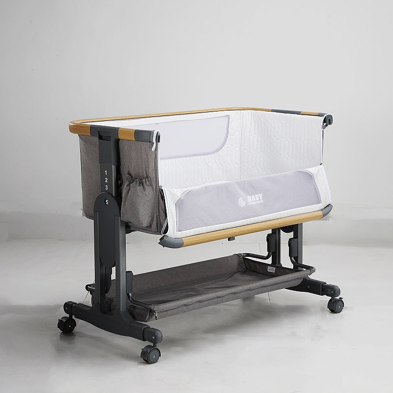 Baby Brightness Co Sleeper Bassinet Grey