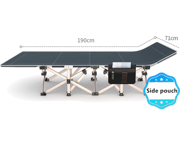 Folding Camping Stretcher Bed 190x71x36cm
