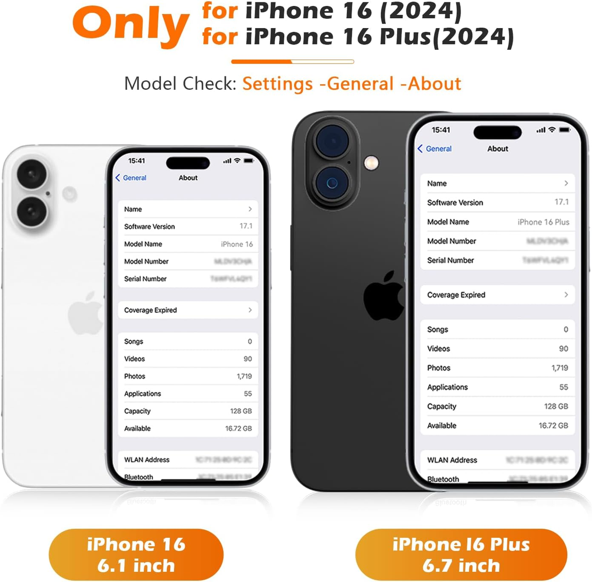 For iPhone 16 Camera Lens Tempered Glass Protector