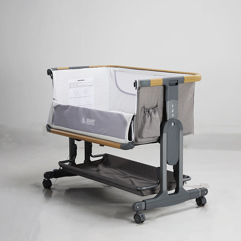 Baby Brightness Co Sleeper Bassinet Grey