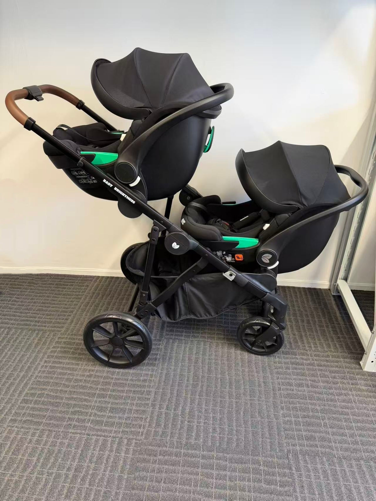 Baby Brightness Luxe Double Stroller Capsule Adapters - image 5