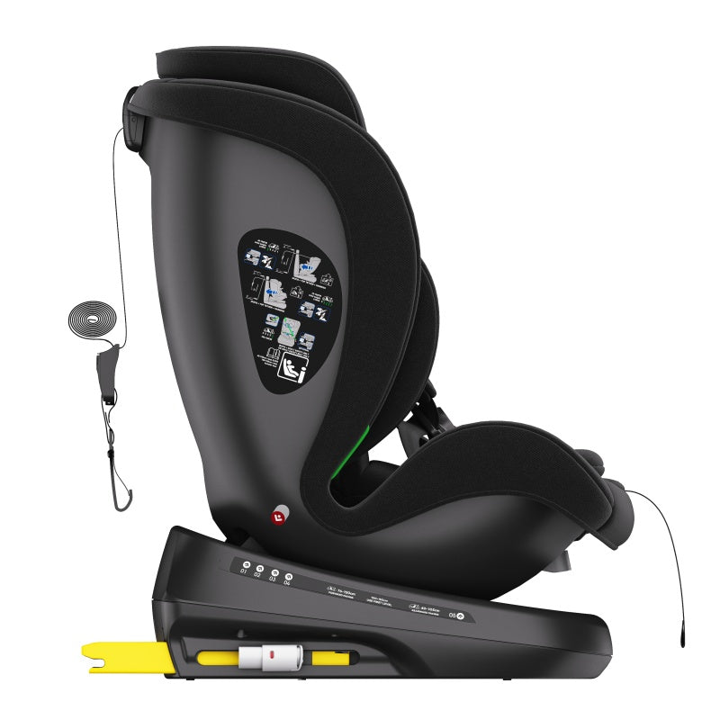 Pre-order Baby Brightness 360 Rotating ShieldMax Plus Car Seat Black ETA: 2nd October 2025