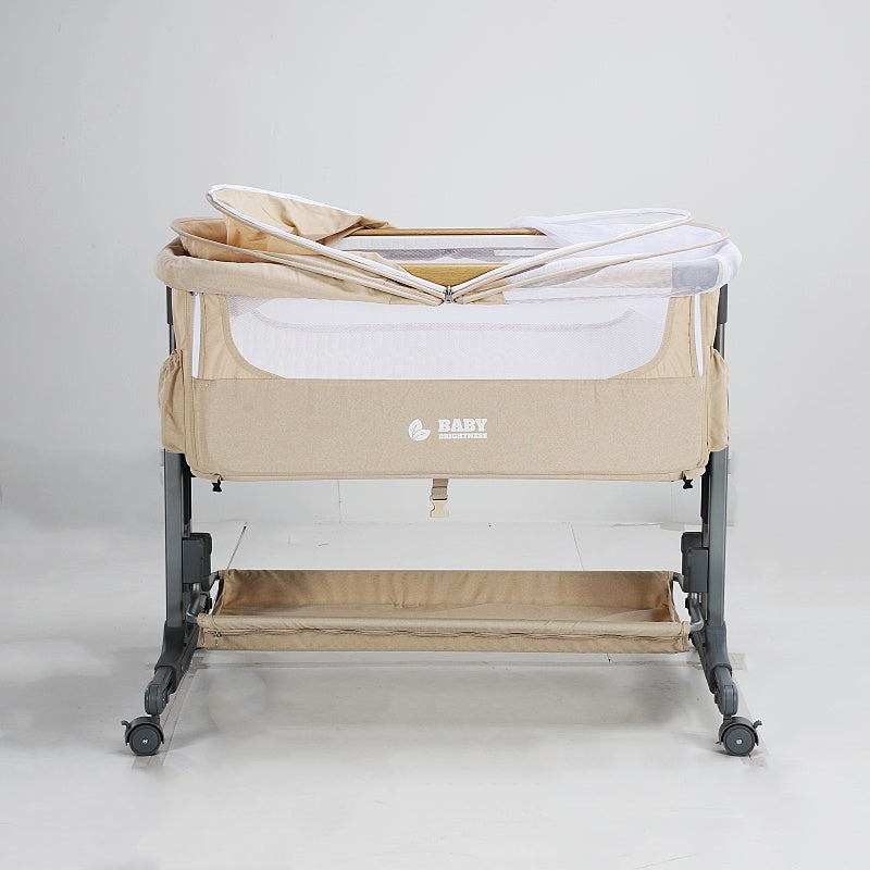 Baby Brightness Co Sleeper Bassinet Beige