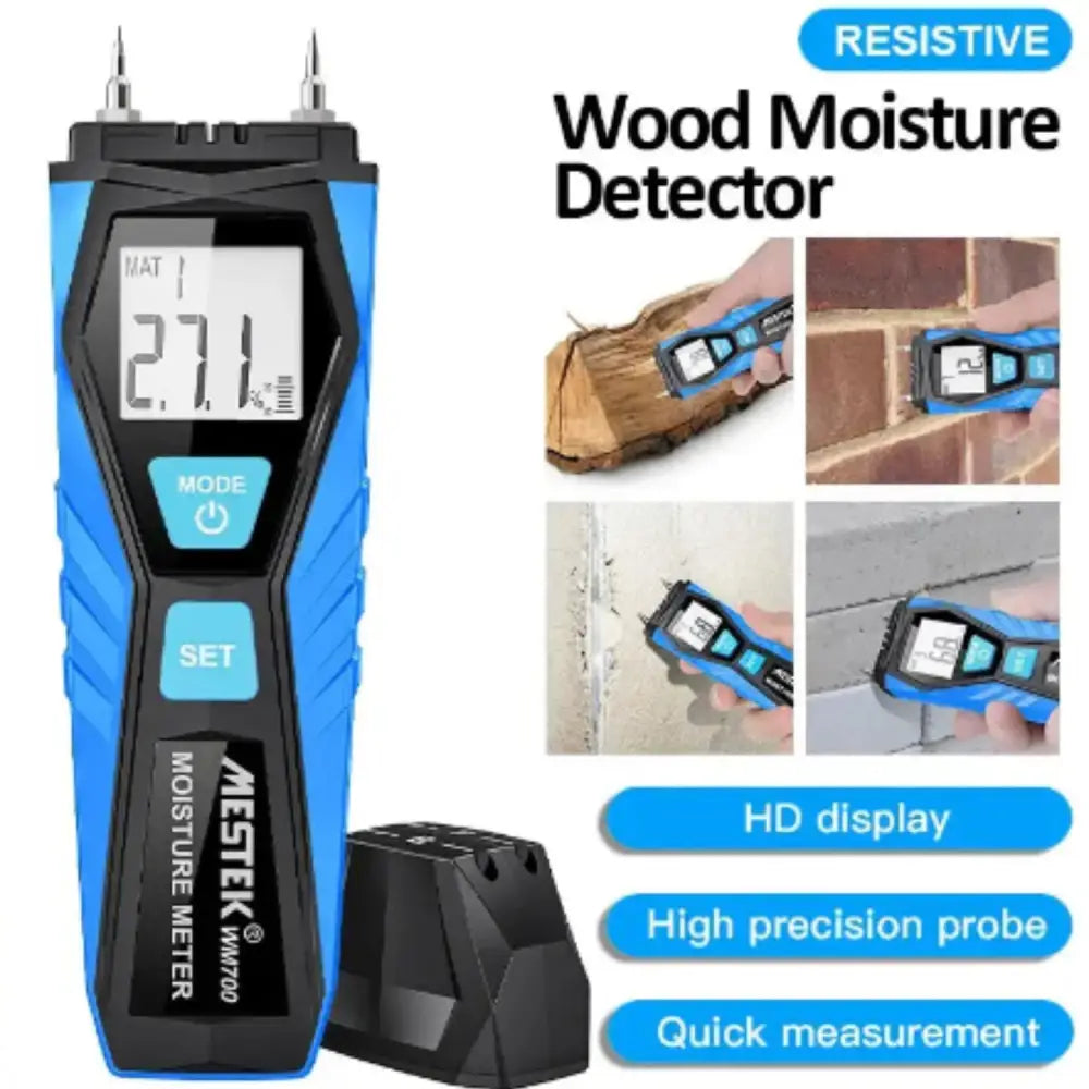 Digital Moisture Meter for Wood, Concrete, Cement & Brick