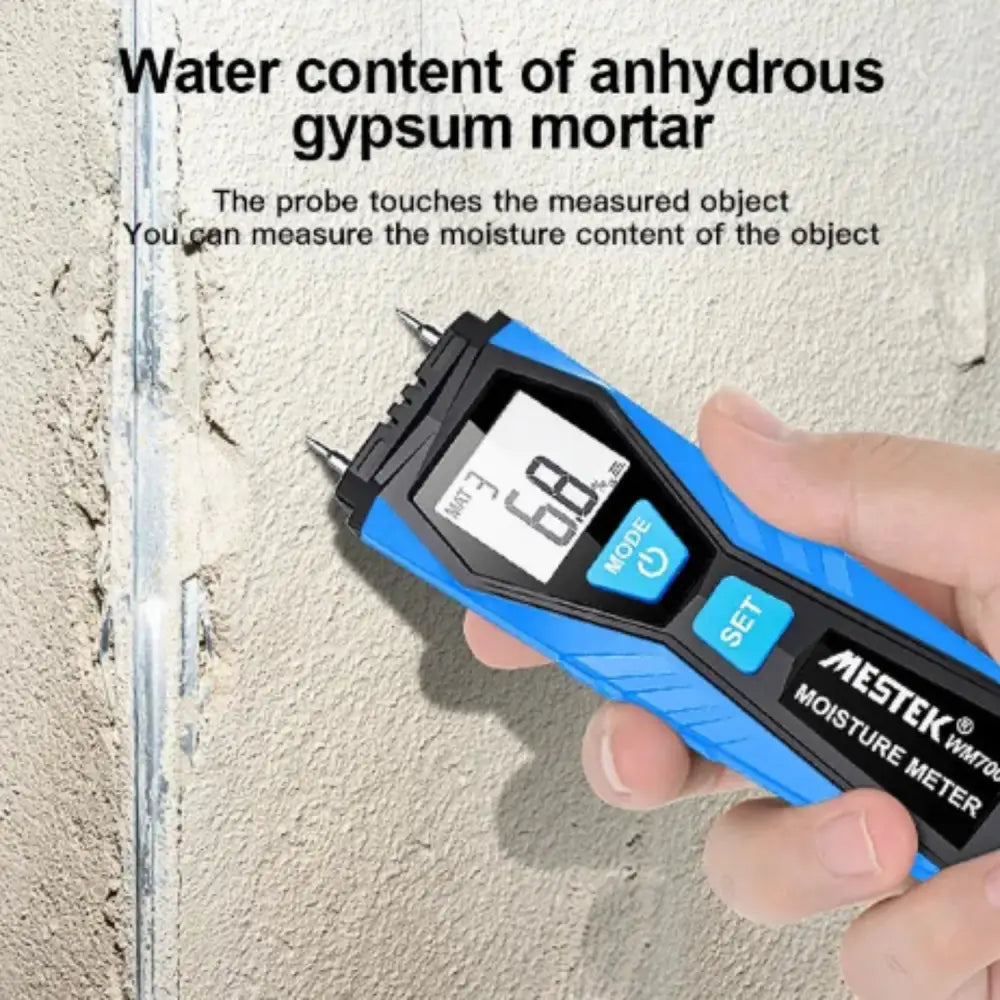 Digital Moisture Meter for Wood, Concrete, Cement & Brick