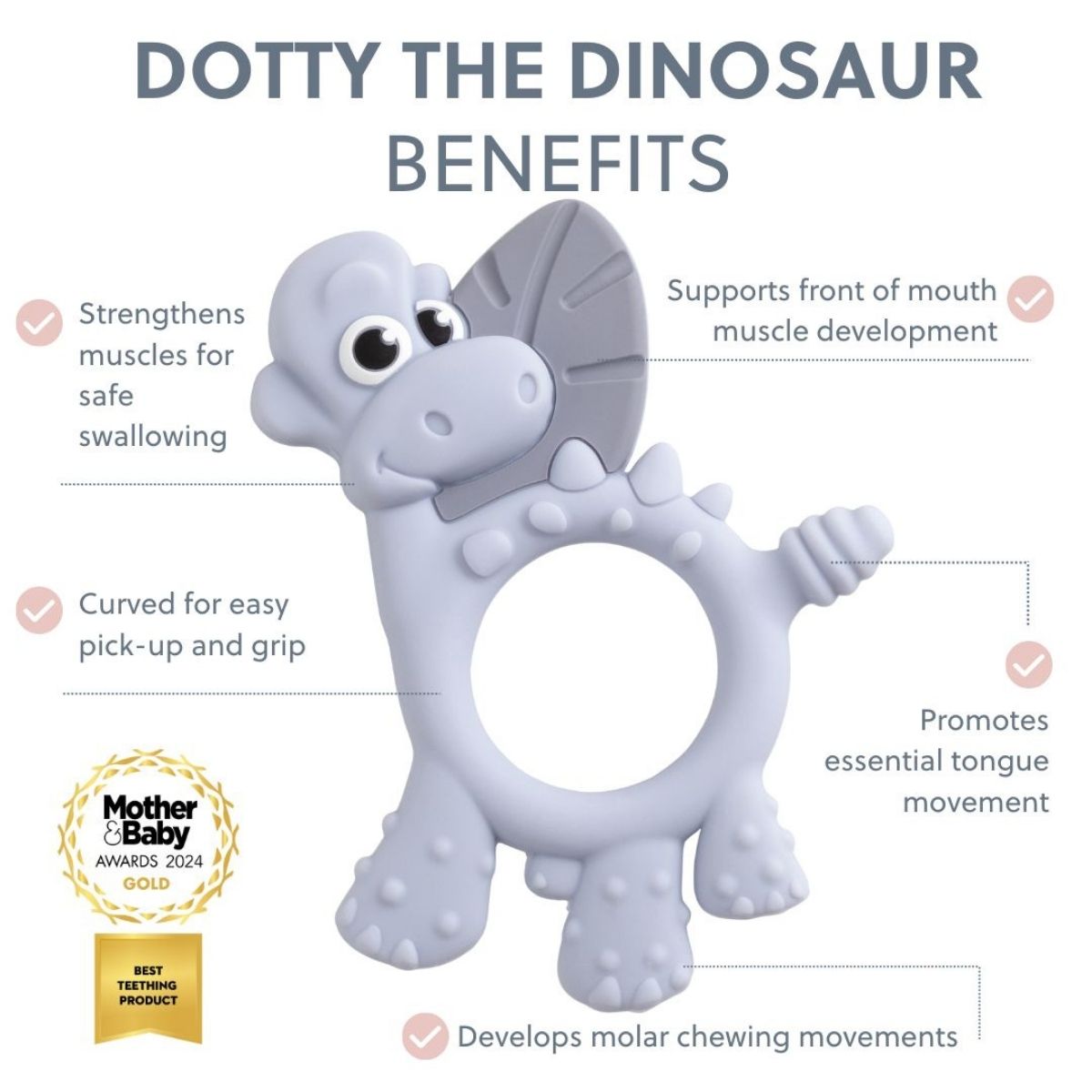 The benefits of dotty the dinosaur.