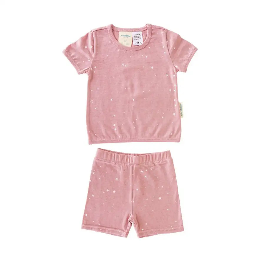 Woolbabe Merino/Organic Cotton Summer Pyjamas DUSK STARS - Babyonline