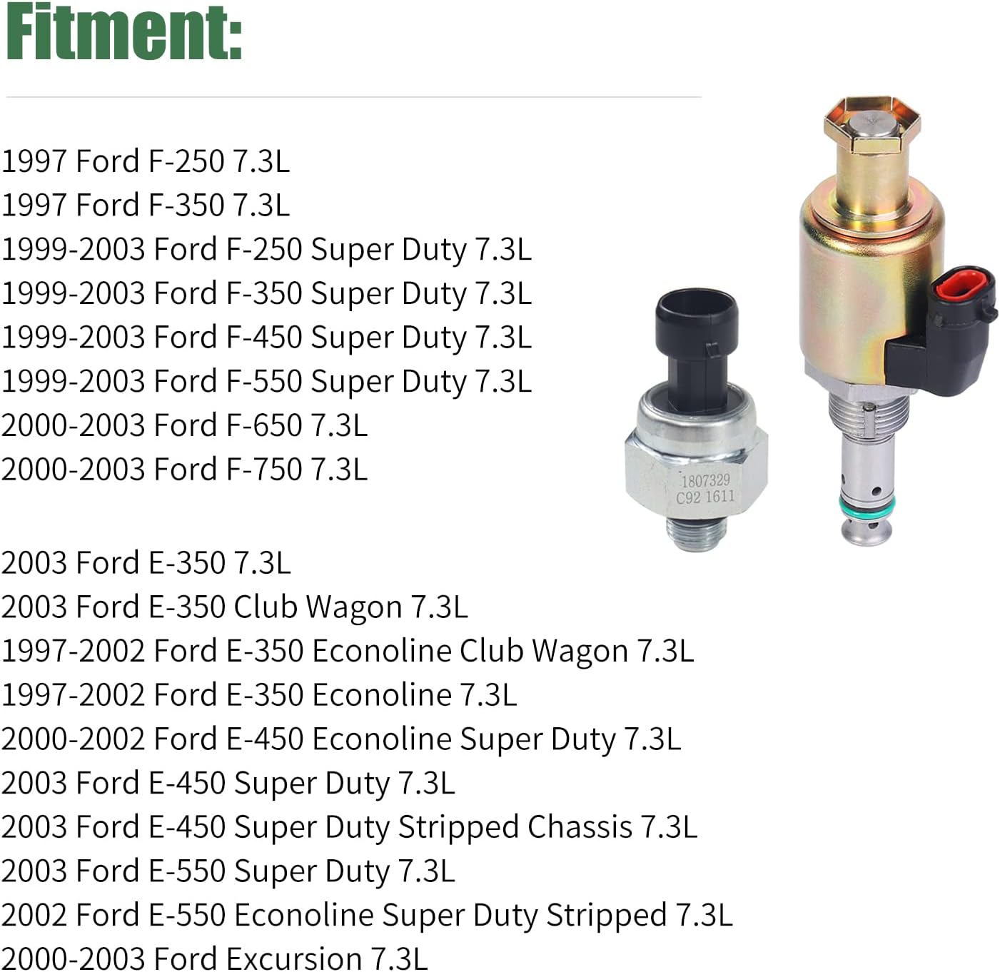 7.3 IPR Valve Injector Pressure Regulator