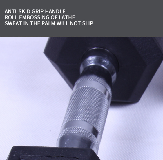 1 Pair 10KG Hex Dumbbells Dumbell Weights