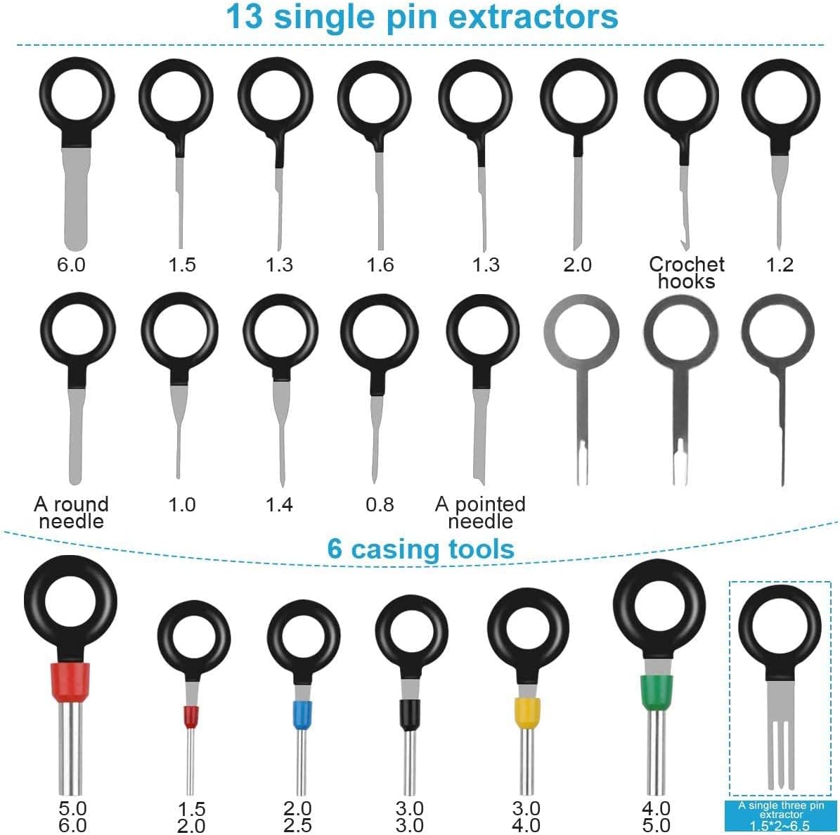 91PCS Terminal Removal Tool Kit for Car