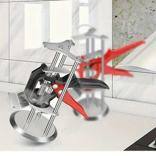 Tile Lifter - Durable Tripod Column Height Adjuster with Enhanced Steel Base