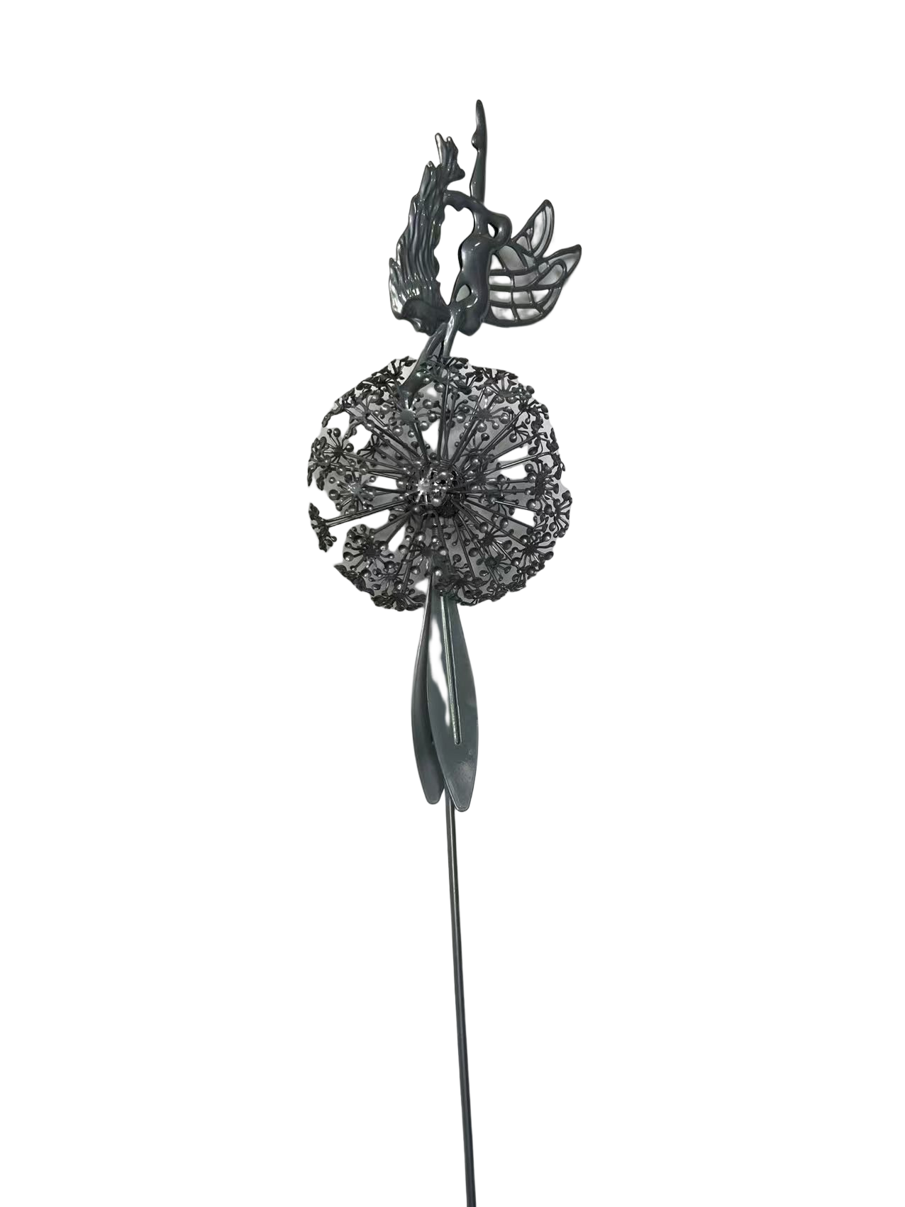 Dancing Fairy Metal Statue Garden Decoration Outdoor Pathway Decorative