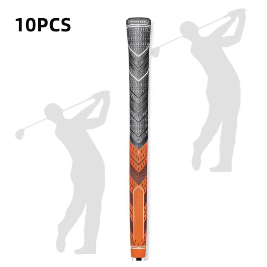 10pcs MultiCompound Golf Club Grips Orange