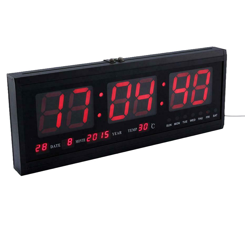 48cm Large Big Jumbo LED Wall Desk Clock Display With Calendar Temperature