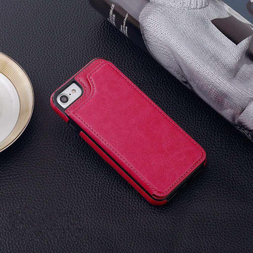 iPhone 7 Plus Case Wallet Card Slot Holder