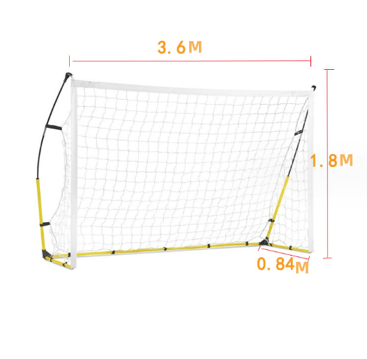 1.8x3.6m Portable Football Goal Net Set