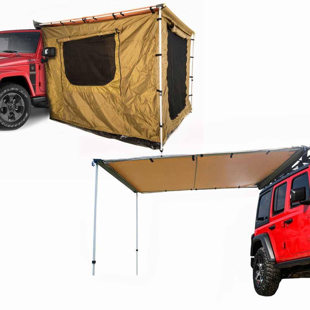 2m x 2.5m Awning and Awning Room Tent Combo