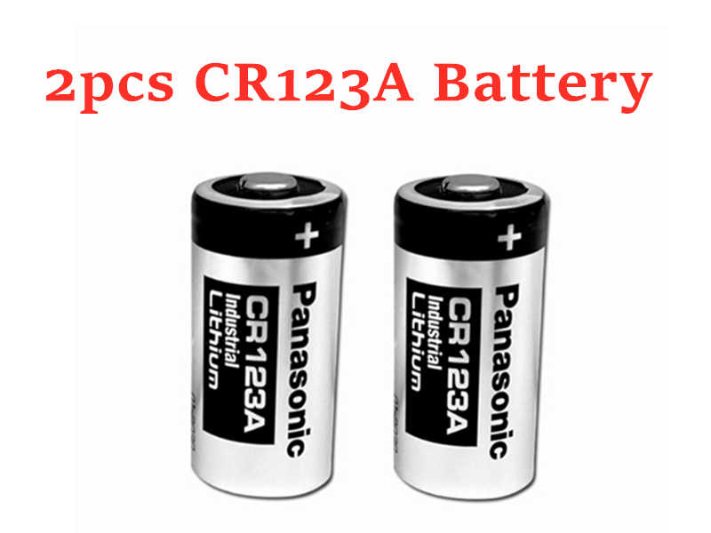 2PCS CR123A Battery