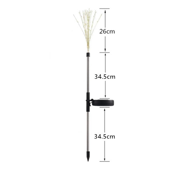 2 Pack Solar LED Firework Garden Light Waterproof LED Outdoor - salelink.co.nz