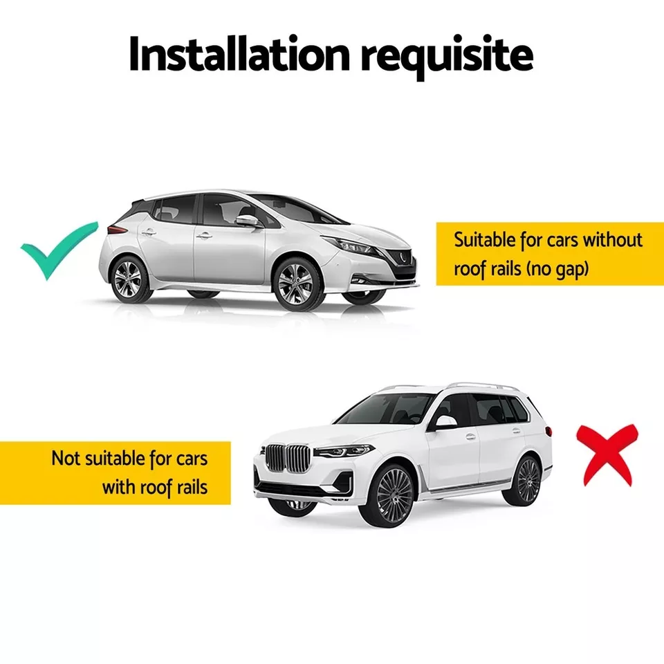 Universal Car Roof Racks Pod Aluminium Cross Bars Brackets