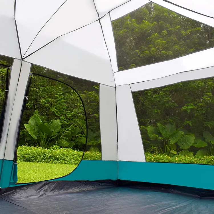 Camping Tent 420x305x210cm - Blue