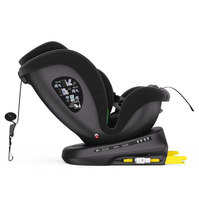Pre-order Baby Brightness 360 Rotating ShieldMax Plus Car Seat Black ETA: 2nd October 2025