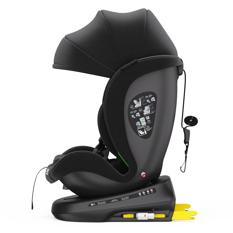 Pre-order Baby Brightness 360 Rotating ShieldMax Plus Car Seat Black ETA: 2nd October 2025